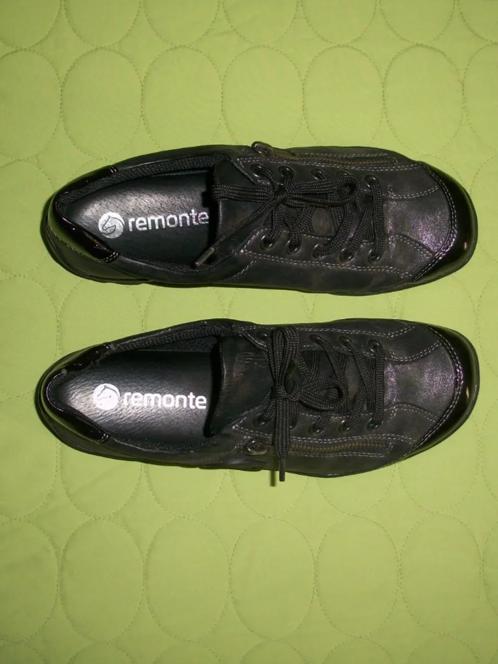 Remonte Women's Black Leather Comfort Shoes Size 6.5